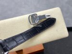 BV Factory Cartier Santos WSSA0065 35.1mm Steel Leather Strap Roman Numerals Orange Dial - Image 9