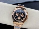 Clean Factory Rolex Daytona 116505-0008 40mm Full Rose Gold Black Dial - Image 5