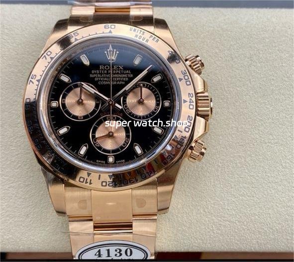 Brand-Rolex-5.jpg Clean Factory Rolex Daytona 116505-0008 40mm Full Rose Gold Black Dial - Image 1