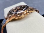 Clean Factory Rolex Daytona 116505-0008 40mm Full Rose Gold Black Dial - Image 7