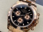 Clean Factory Rolex Daytona 116505-0008 40mm Full Rose Gold Black Dial - Image 3