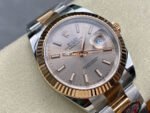 Clean Factory Rolex Datejust 126231 36mm Half Rose Gold Pink Dial - Image 2