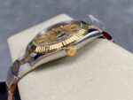 Clean Factory Rolex Datejust 126233-0040 36mm Half Gold Fluted Motif Gold Dial - Image 7
