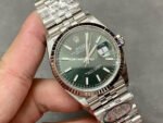 Clean Factory Rolex Datejust 126234-0051 36mm Full 904L Mint Green Dial Jubilee - Image 2