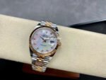 Clean Factory Rolex Datejust 126331 41mm Half Rose Gold Diamond Mother Of Pearl Dial Jubilee - Image 4