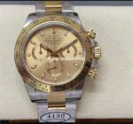 Clean Factory Rolex Daytona 116503-0003 40mm Half Gold, Champagne Dial