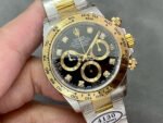 Clean Factory Rolex Daytona 116503-0008 40mm Half Gold Diamond Mop Black Dial - Image 2