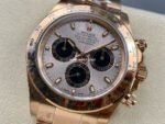 Clean Factory Rolex Daytona 116505-0003 40MM Full Rose Gold Black Eye Pink Dial - Image 3