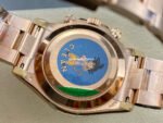 Clean Factory Rolex Daytona 116505-0003 40MM Full Rose Gold Black Eye Pink Dial - Image 7