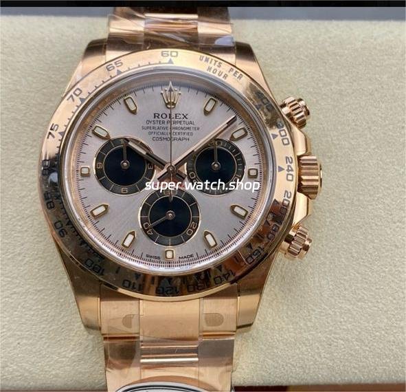 Clean-Factory-Rolex-Daytona-116505-0003-40MM-Full-Rose-Gold-Black-Eye-Pink-Dial-9.jpg Clean Factory Rolex Daytona 116505-0003 40MM Full Rose Gold Black Eye Pink Dial - Image 1