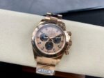 Clean Factory Rolex Daytona 116505-0009 40mm Full Rose Gold Black Eye Gold Dial - Image 4