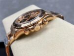 Clean Factory Rolex Daytona 116505-0009 40mm Full Rose Gold Black Eye Gold Dial - Image 6