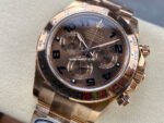 Clean Factory Rolex Daytona 116505-0011 40mm Full Rose Gold Arabic Number Brown Dial - Image 3
