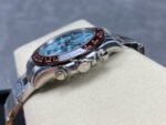 Clean Factory Rolex Daytona 116506-0002 40mm Full Platinum Ice Diamond Baguette Blue Dial - Image 7