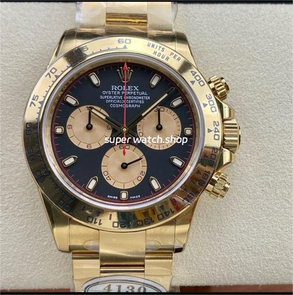 Clean-Factory-Rolex-Daytona-116508-0009-40mm-Full-Gold-Gold-Eye-Red-Second-Hand-Black-D-7.jpg Clean Factory Rolex Daytona 116508-0009 40mm Full Gold Gold Eye Red Second Hand Black Dial - Image 1