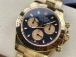 Clean Factory Rolex Daytona 116508-0009 40mm Full Gold Gold Eye Red Second Hand Black Dial - Image 3