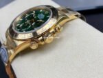 Clean Factory Rolex Daytona 116508-0013 40mm Full Gold Green Dial - Image 7