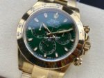 Clean Factory Rolex Daytona 116508-0013 40mm Full Gold Green Dial - Image 3