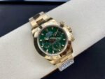 Clean Factory Rolex Daytona 116508-0013 40mm Full Gold Green Dial - Image 4