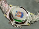 Clean Factory Rolex Daytona 116509 40mm Full White Gold Arabic Number Grey Dial - Image 7