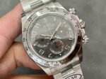 Clean Factory Rolex Daytona 116509 40mm Full White Gold Arabic Number Grey Dial - Image 2