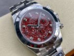 Clean Factory Rolex Daytona 116509G 40mm Full White Gold Diamond Red Dial - Image 2