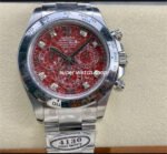 Clean Factory Rolex Daytona 116509G 40mm Full White Gold Diamond Red Dial