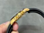 Clean Factory Rolex Daytona 116518LN-0048 40mm Yellow Gold Oysterflex Black Eye Gold Dial - Image 6