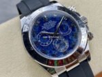 Clean Factory Rolex Daytona 116519LN 40mm White Gold Oysterflex Arab Number Blue Dial - Image 2
