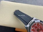 Clean Factory Rolex Daytona 116519LN 40mm White Gold Oysterflex Diamond Red Dial - Image 9