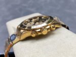 Clean Factory Rolex Daytona 126508-0003 40mm Full Yellow Gold Diamond Black Dial - Image 7