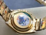 Clean Factory Rolex Daytona 126508-0003 40mm Full Yellow Gold Diamond Black Dial - Image 8