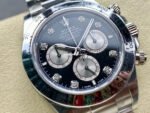 Clean Factory Rolex Daytona 126509-0002 40mm Full White Gold Diamond Black Dial - Image 2