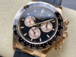 Clean Factory Rolex Daytona 126515LN-0002 40mm Rose Gold Oysterflex Black Dial - Image 3
