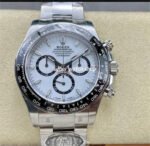 Clean Factory Rolex Daytona Panda 126500LN-0001 40mm Full 904L White Dial
