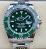 Clean Factory Rolex Hulk Submeriner Date 116610LV 40mm Green Dial