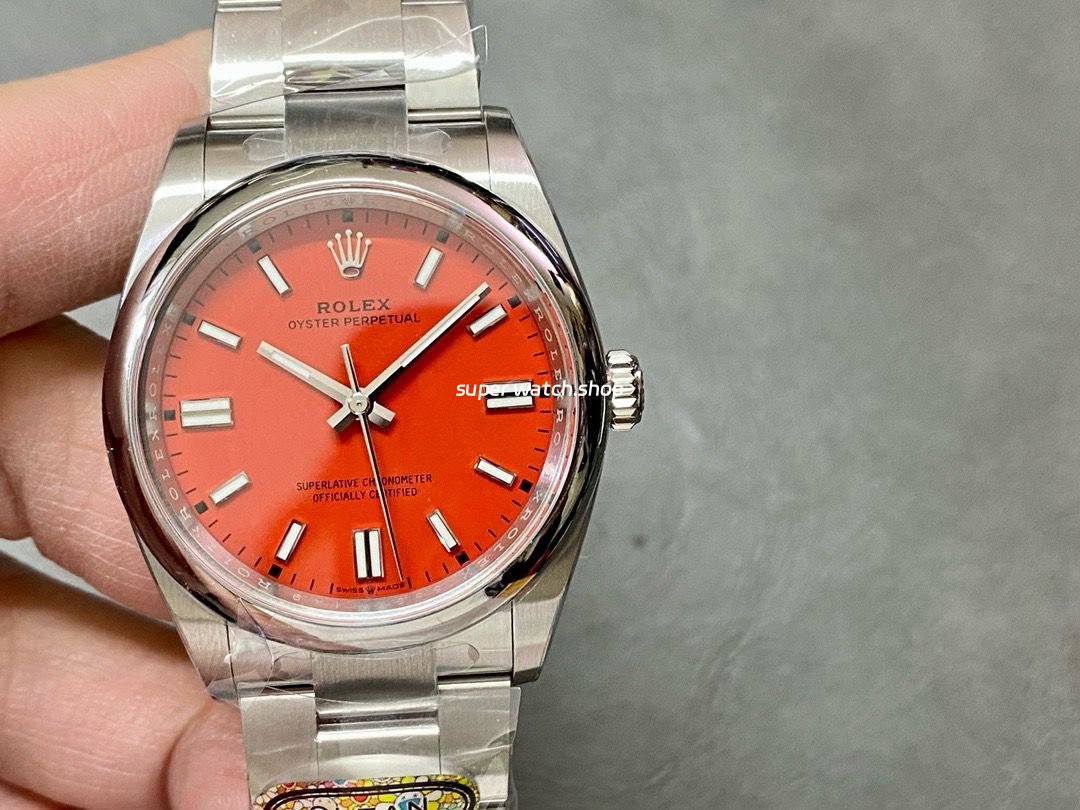 Clean-Factory-Rolex-Oyster-Perpetual-124300-0007-41mm-Full-904L-Red-Dial-7.jpg Clean Factory Rolex Oyster Perpetual 124300-0007 41mm Full 904L Red Dial - Image 1