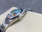 Clean Factory Rolex Oyster Perpetual 124300-0008 41mm Full 904L Bubbles Fringed Blue Dial - Image 6