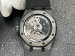DIW Factory Audemars Piguet Royal Oak 15500 VOIDLINE Carbon Fiber Green Line Rubber Strap Black Dial - Image 7