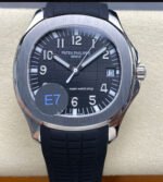 E7 Factory Patek Philippe Aquanaut 40mm 5167A-001 Rubber Strap Black Dial