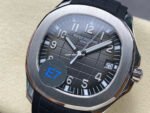 E7 Factory Patek Philippe Aquanaut 40mm 5167A-001 Black Rubber Strap Black Dial - Image 3