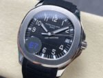 E7 Factory Patek Philippe Aquanaut 40mm 5167A-001 Rubber Strap Black Dial - Image 3