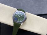 E7 Factory Patek Philippe Aquanaut 40mm 5168G-010 White Gold Rubber Strap Avocado Green Dial - Image 5