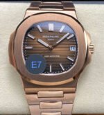E7 Factory Patek Philippe Nautilus 5711/1R-001 40mm Rose Gold Brown Dial