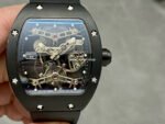 EUR Factory Richard Mille Tourbillon RM 027 40mm Titanium Rubber Strap Skeletonized Dial