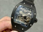 EUR Factory Richard Mille Tourbillon RM 027 40mm Titanium Rubber Strap Skeletonized Dial - Image 3