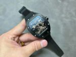 EUR Factory Richard Mille Tourbillon RM 027 40mm Titanium Rubber Strap Skeletonized Dial - Image 4