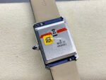 F1 Factory Cartier Tank Louis Cartier W4TA0017 25.5mm Diamond Bezel Steel Leather Strap Roman Numerals Silver Dial - Image 7