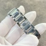 F1 Factory Cartier Tank Louis Cartier WSTA0041 25.5mm Full Steel Roman Numerals Silver Dial - Image 7