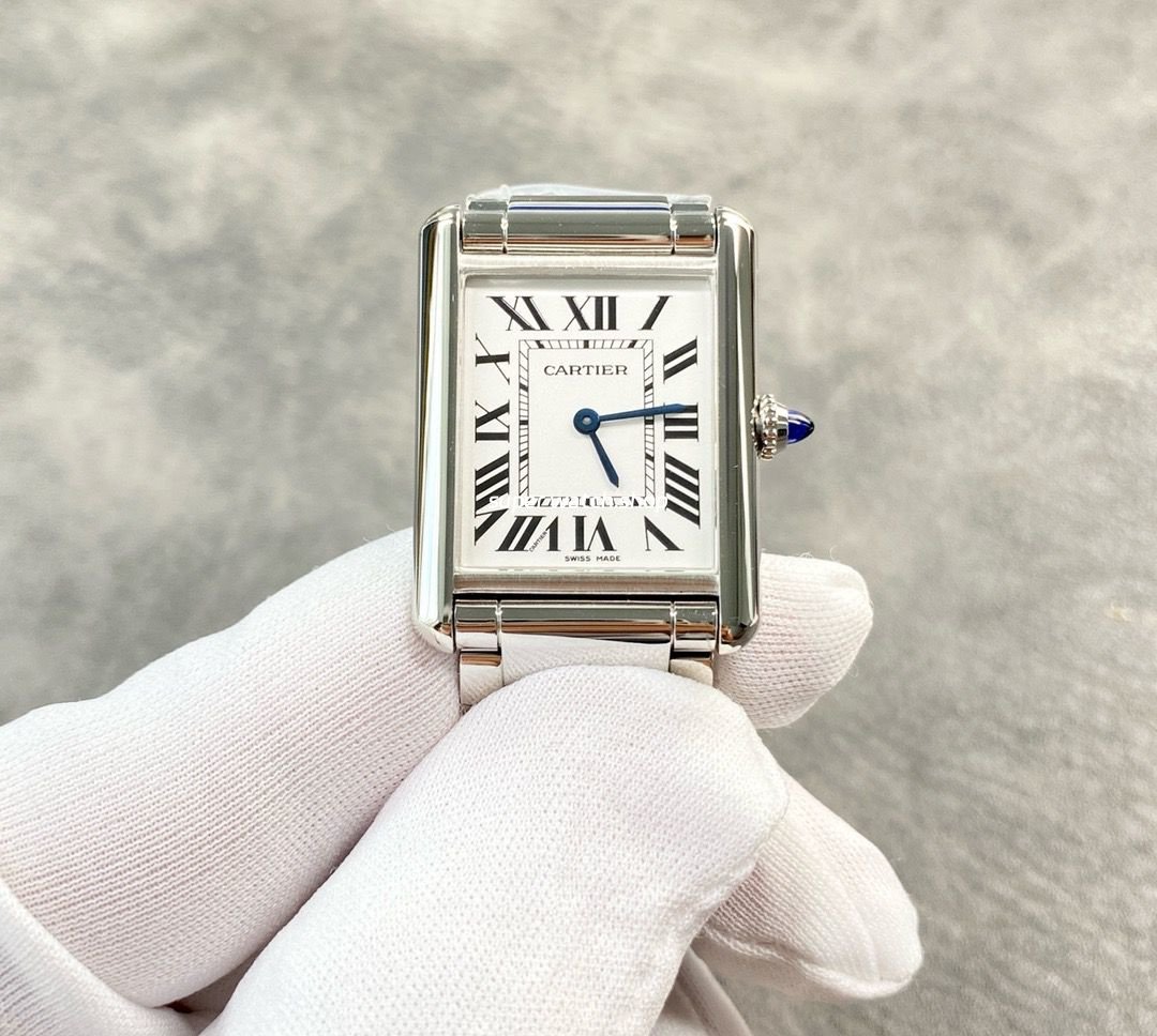 F1-Factory-Cartier-Tank-Louis-Cartier-WSTA0041-25.5mm-Full-Steel-Roman-Numerals-Silver-Dial-7.jpg F1 Factory Cartier Tank Louis Cartier WSTA0041 25.5mm Full Steel Roman Numerals Silver Dial - Image 1